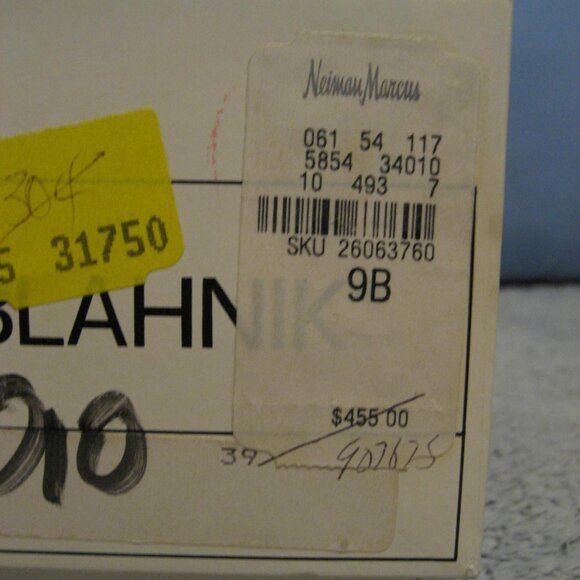 Manolo Blahnik Studded Strappy Heel Sandals - Picture 16 of 16